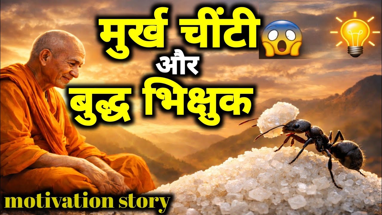  एक चींटी से मिली जीवन की सबसे बड़ी सीख | बुद्ध कहानी