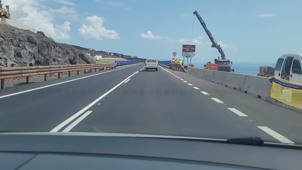La Palma - Die Neue Küstenstrasse zwischen Tazacorte & Puerto Naos