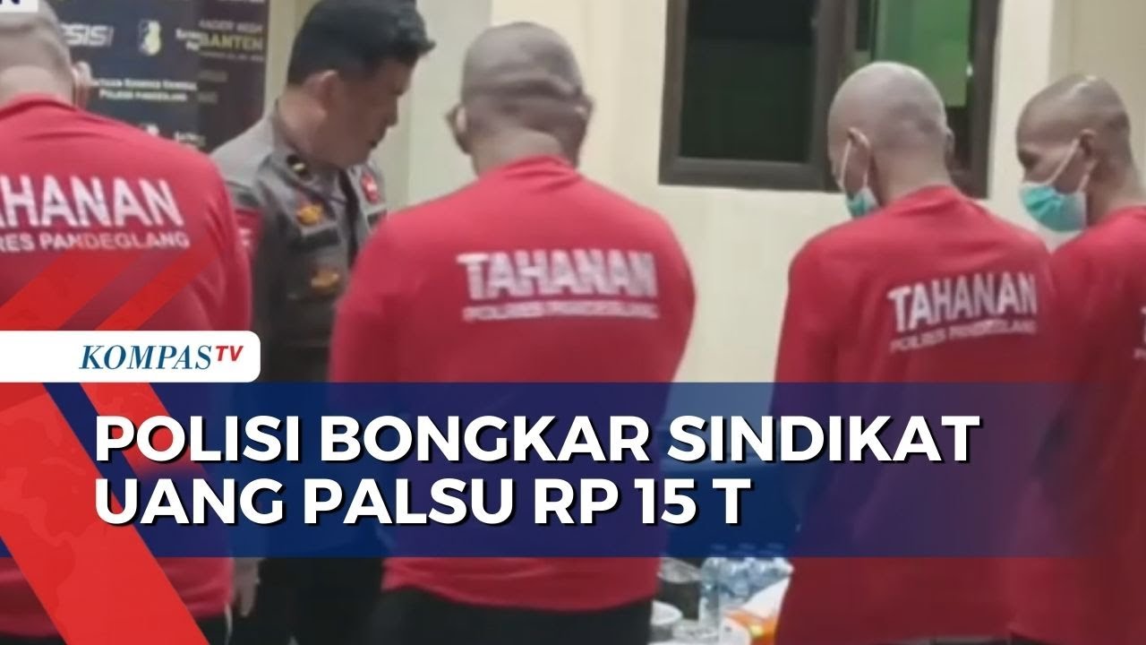 Polisi Bongkar Sindikat Uang Palsu Rp 15 Triliun di Pandeglang Banten
