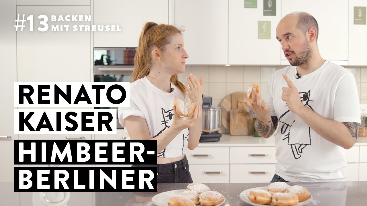 Ned ganz bache (S1 F13): Renato Kaiser macht Himbeer-Berliner (vegan)