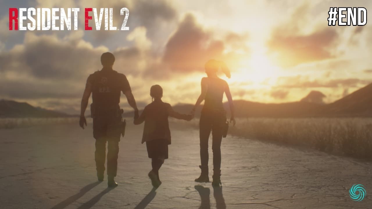 AKHIRNYA MEREKA BERTIGA BEBAS DARI WABAH ZOMBIE  - Resident Evil 2  (Claire)