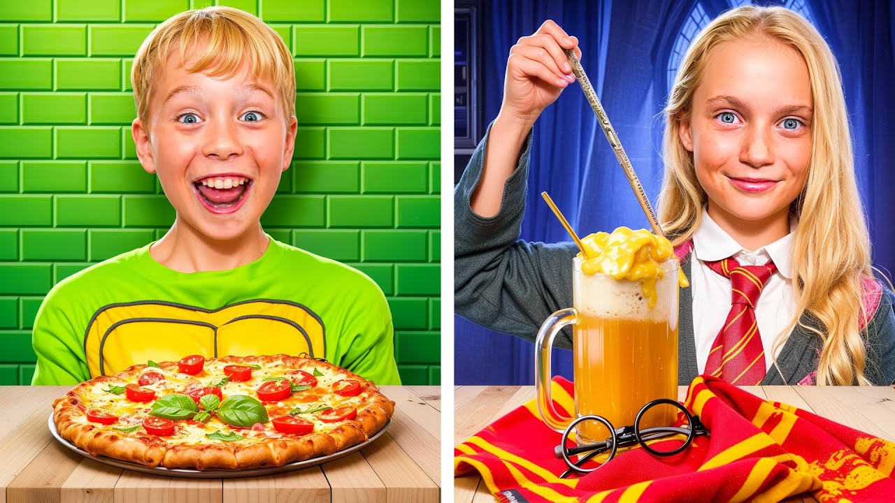 Eating food from Cartoons and Movies!