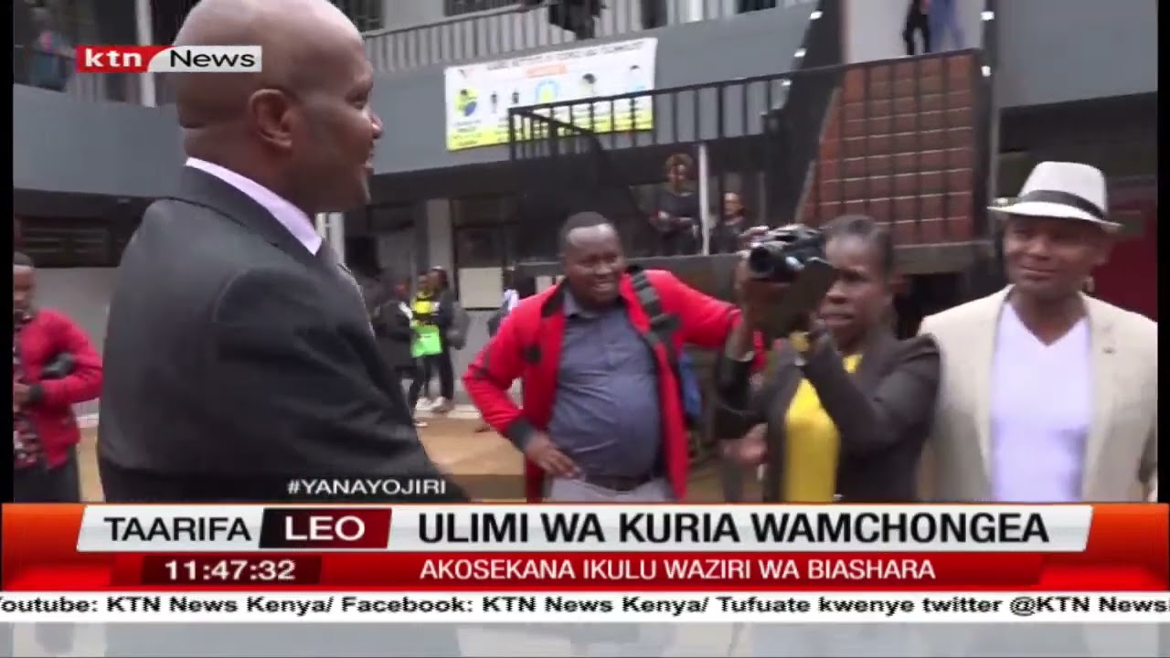 CS Kuria alizingirwa baada ya matamshi mengi yenye utata