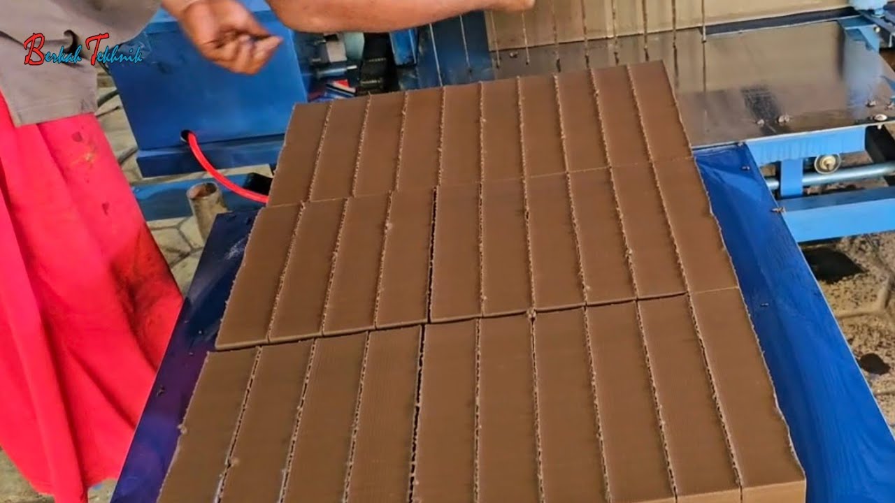 MESIN CETAK BATA MERAH FULL OTOMATIS - Produksi Cepat, Hemat Tenaga & Biaya!
