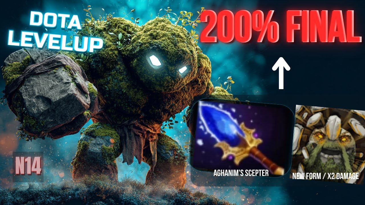 200% Legendary Grow Tiny + Aghanim = One Hit Deletes Everything | Dota 2 Levelup