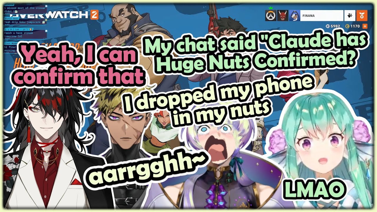 Claude accidentally dropped his Phone on his Nuts and it led to crazy talk🤣 (All POV)