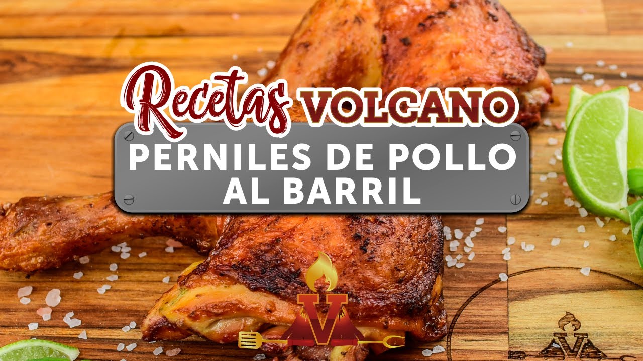 Perniles de Pollo al barril con 🌋 Volcano Asadores 🔥