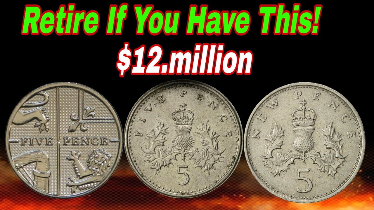 TOP 6 Five Pence & Five New Pence Coins Worth Thousands in 2026 | Elizabeth Rare Coins