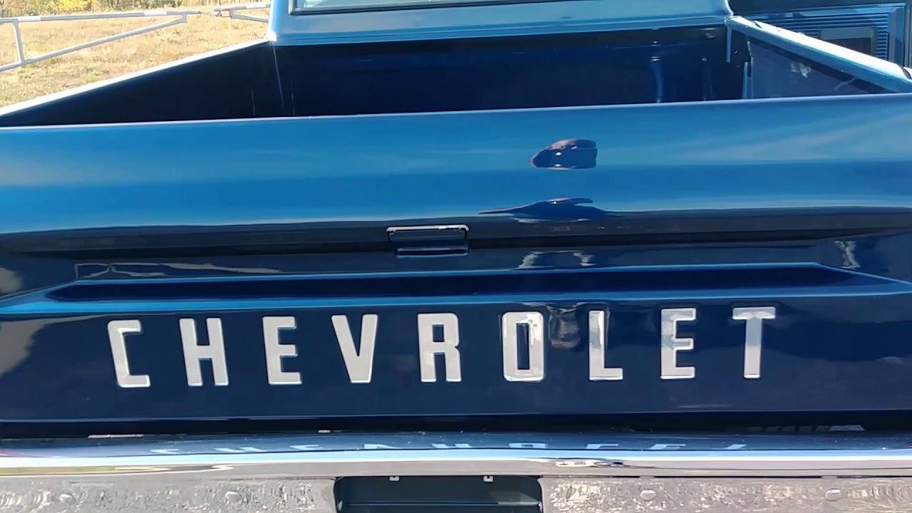 1968 Chevy C10 Short Bed Indigo Blue
