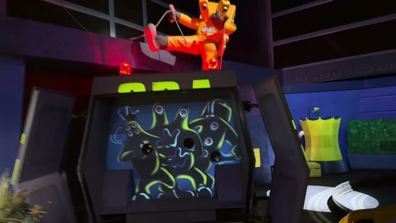 Disneyland monsters Inc ride full ride