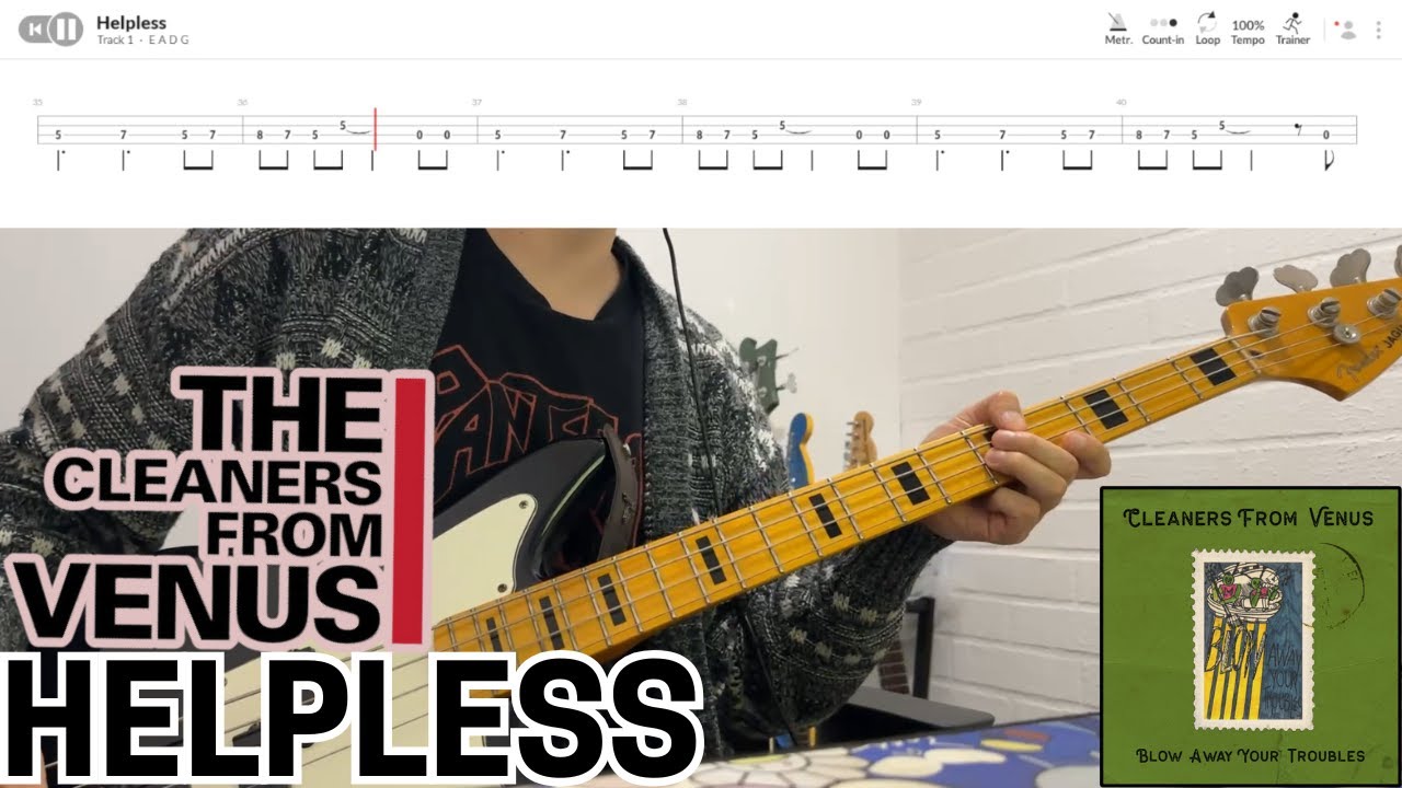 The Cleaners From Venus - Helpless (Bass Cover | WITH TABS)