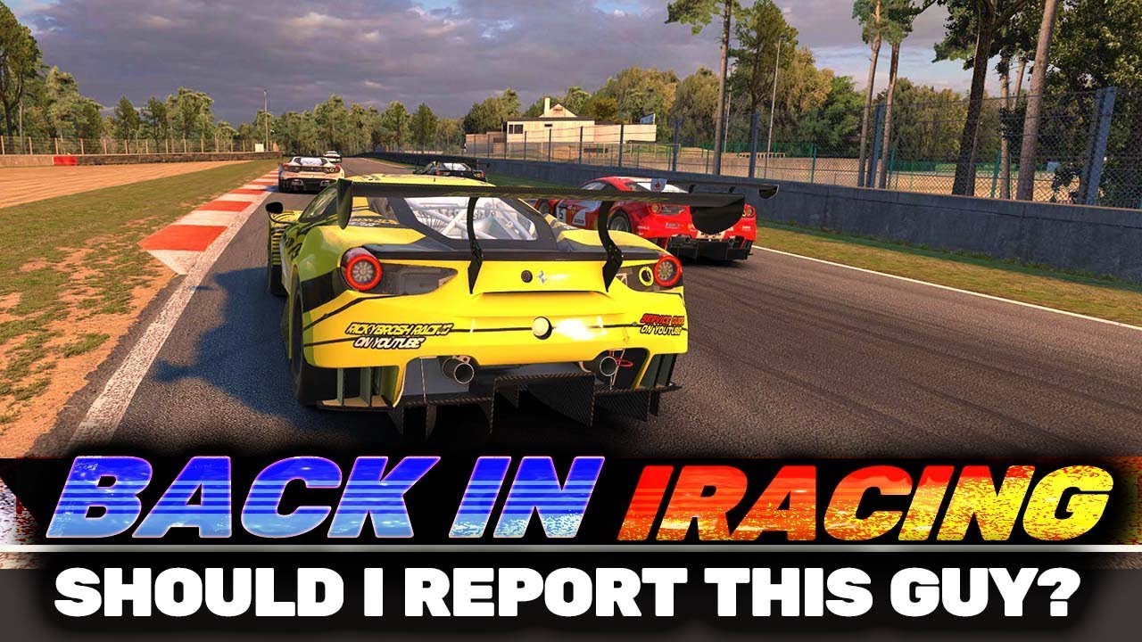 iRacing Ferrari GT3 Challenge - Getting passed on the FORMATION lap