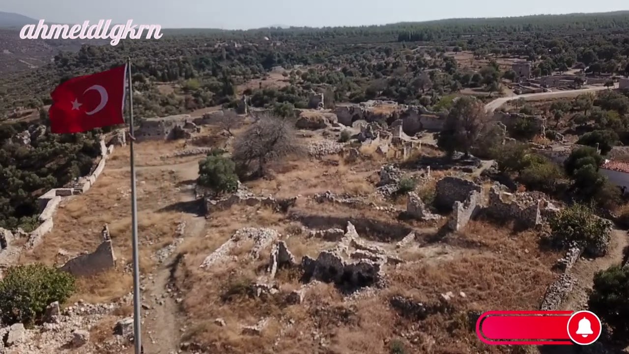 Muğla Milas Beçin ve kalesi.ören yol üzerinde bulunan şirin kasaba gezelim görelim. #ahmetdlgkrn
