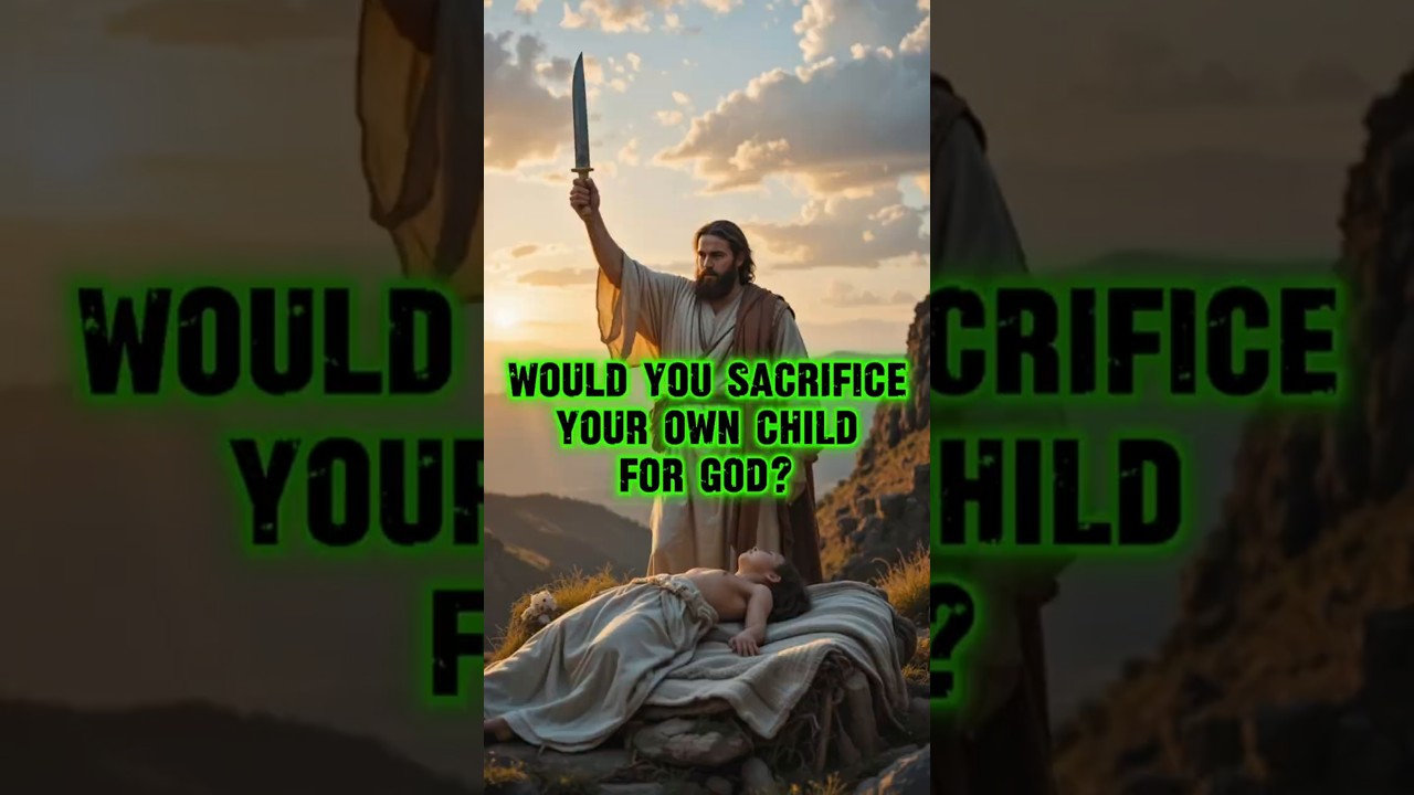 Would You Give Up Everything for God?  &ndash; Abraham&rsquo;s Ultimate Test   #bible #jesus #shorts