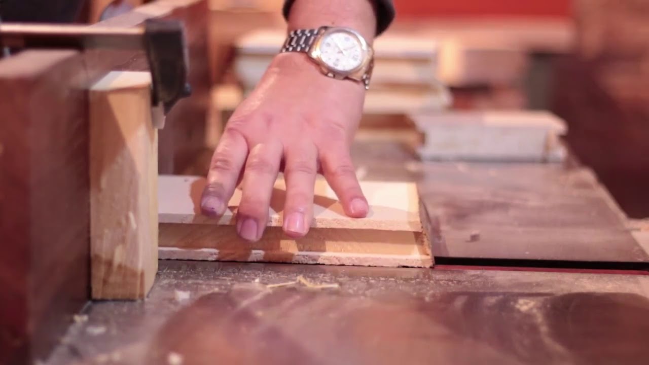 Beekeeping  - making beehive  frames side bars
