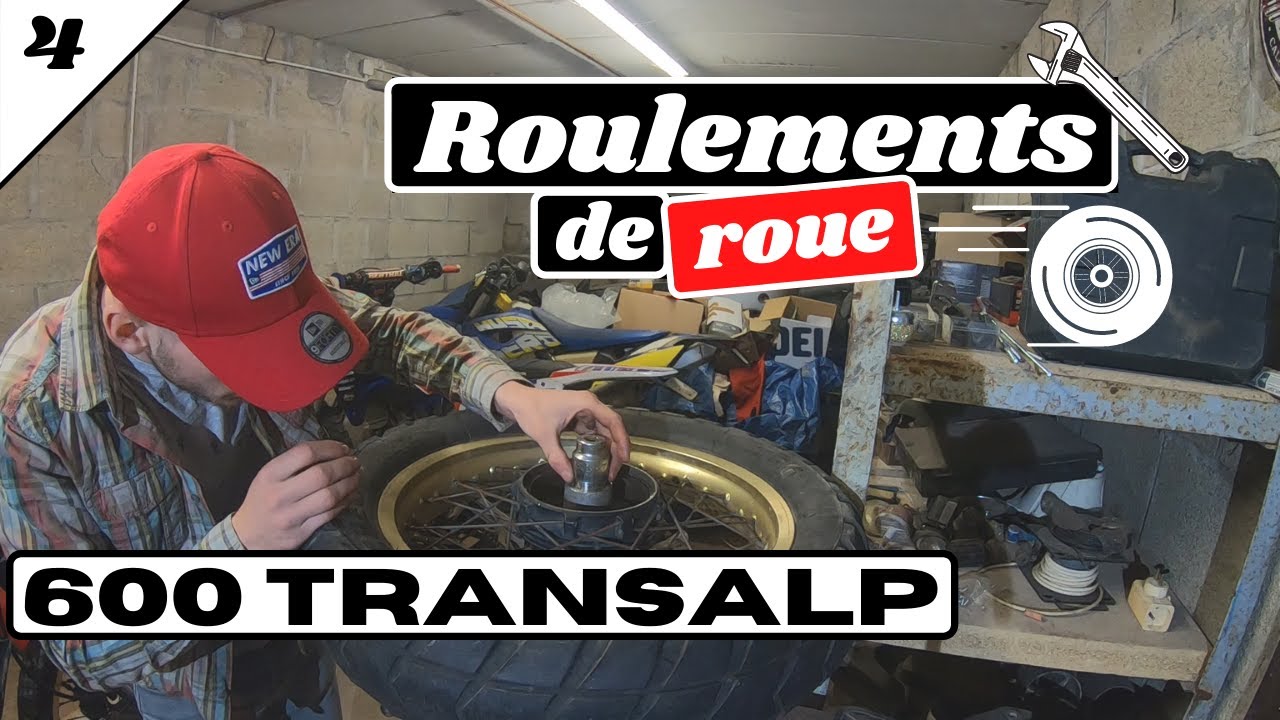 Honda 600 Transalp : Changer ses roulements de roue