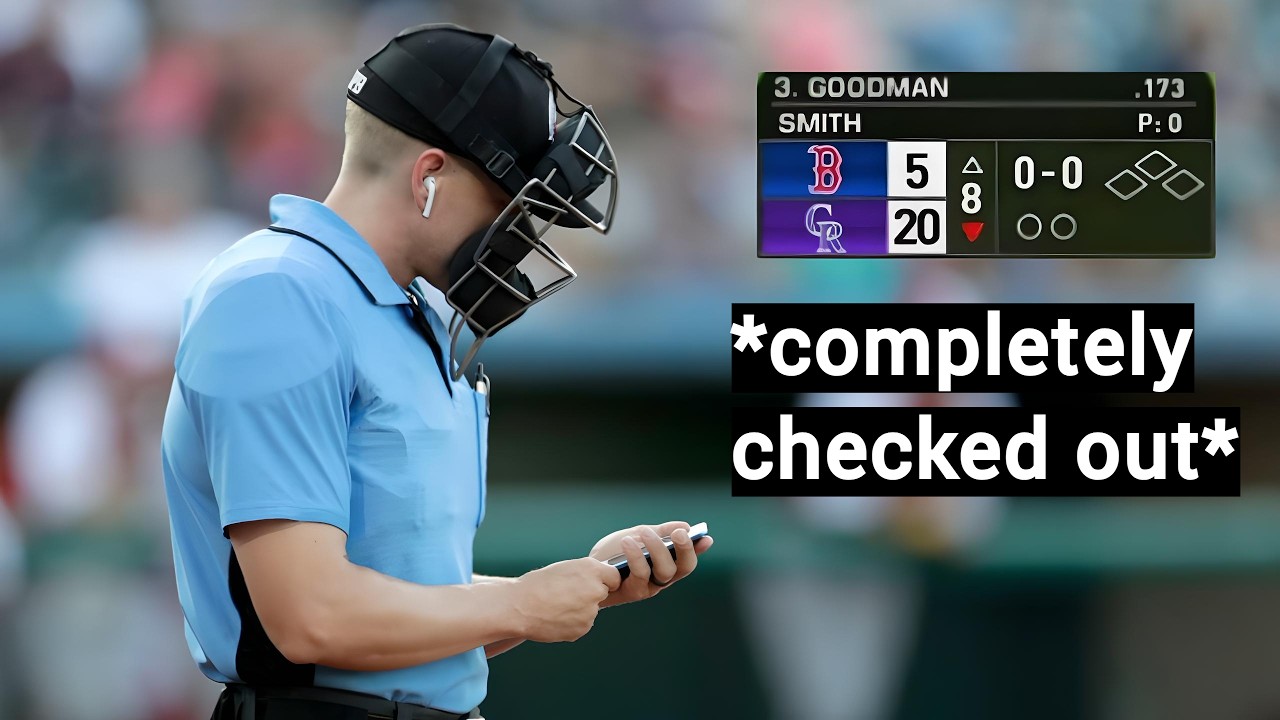 The Questionable Character of Home Plate Umpires In Blowout Games