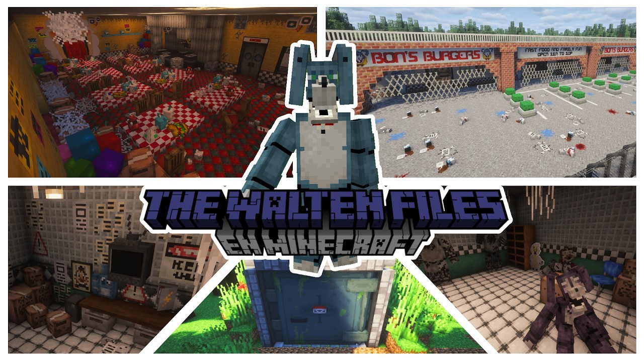 I BUILT THE WALTEN FILES IN MINECRAFT...!!!😱😱😱 [DOWNLOAD IN THE DESCRIPTION]