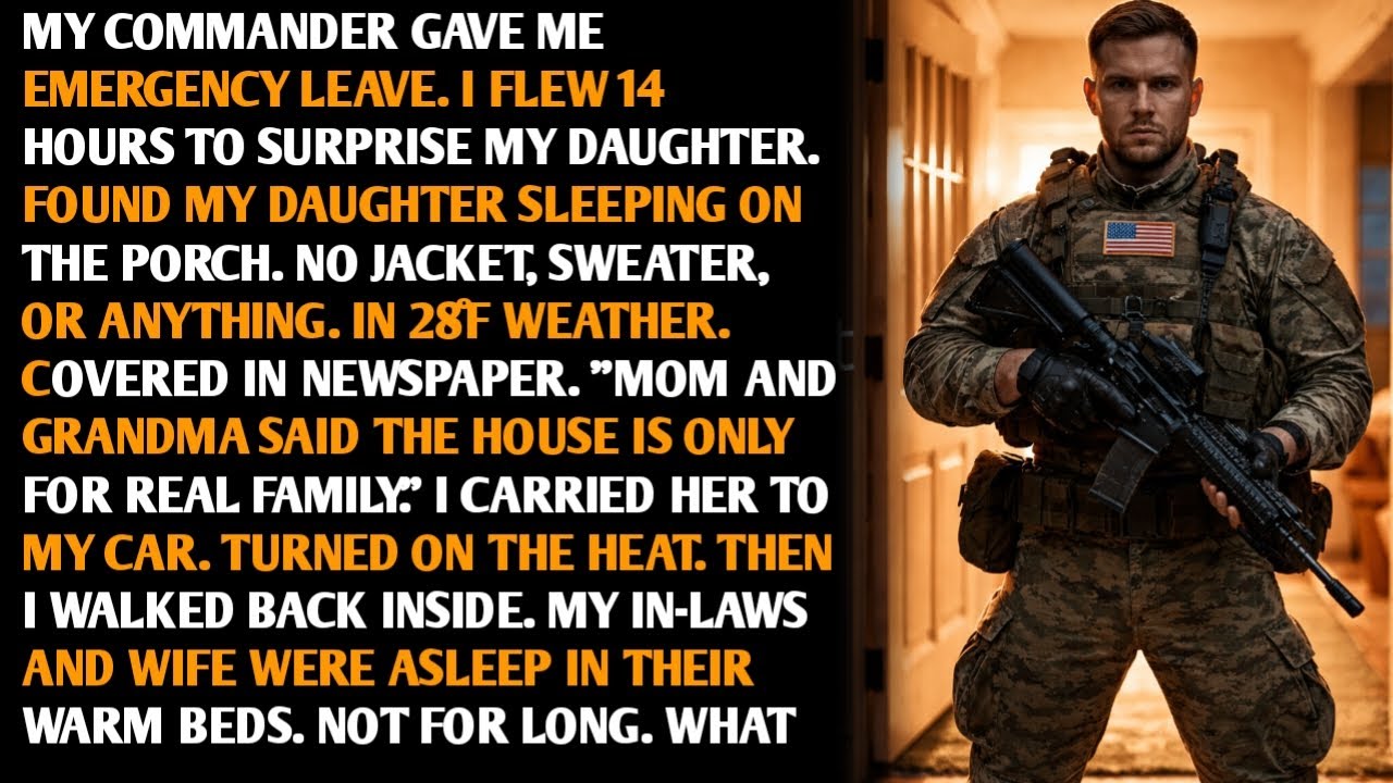 MY COMMANDER GAVE ME EMERGENCY LEAVE. I FLEW 14 HOURS TO SURPRISE MY DAUGHTER...