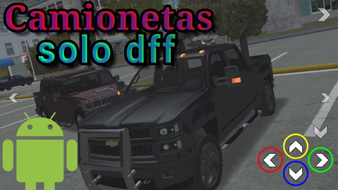 MINI PACK DE CAMIONETAS DFF PARA EL GTA SA ANDROID!!