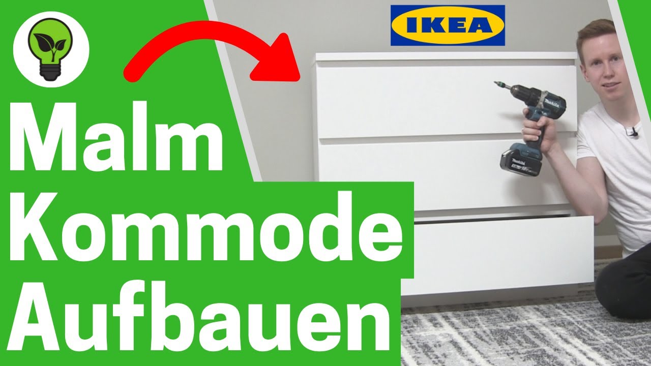 IKEA Malm Kommode Aufbauen ✅ULTIMATIVE ANLEITUNG: Wie Malm Kommode mit Schubladen Richtig Montieren?