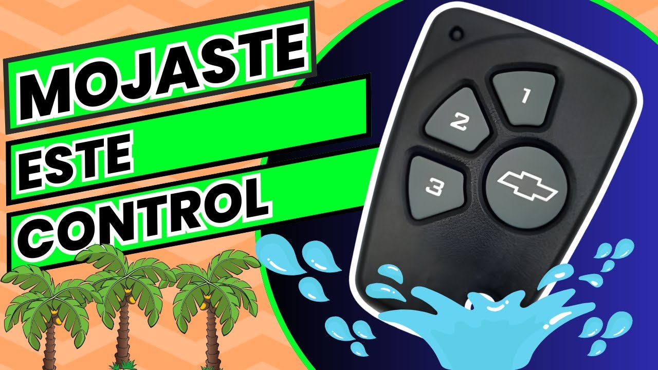 🖐😀 El CONTROL Chevrolet AVEO no FUNCIONA (SE MOJÓ) muestro la Reparación del Control remoto.