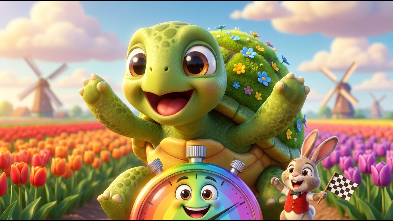 Geef Niet Op Kleine Schildpad 2🐢🌈 | Motiverend Kinderlied | Lied over Geduld en Doorzetten