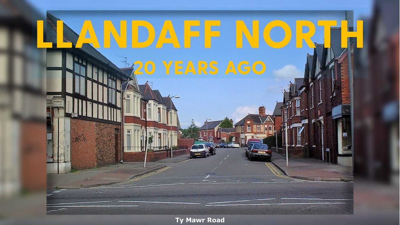 The streets of Llandaff North, Cardiff (20 Years Ago).