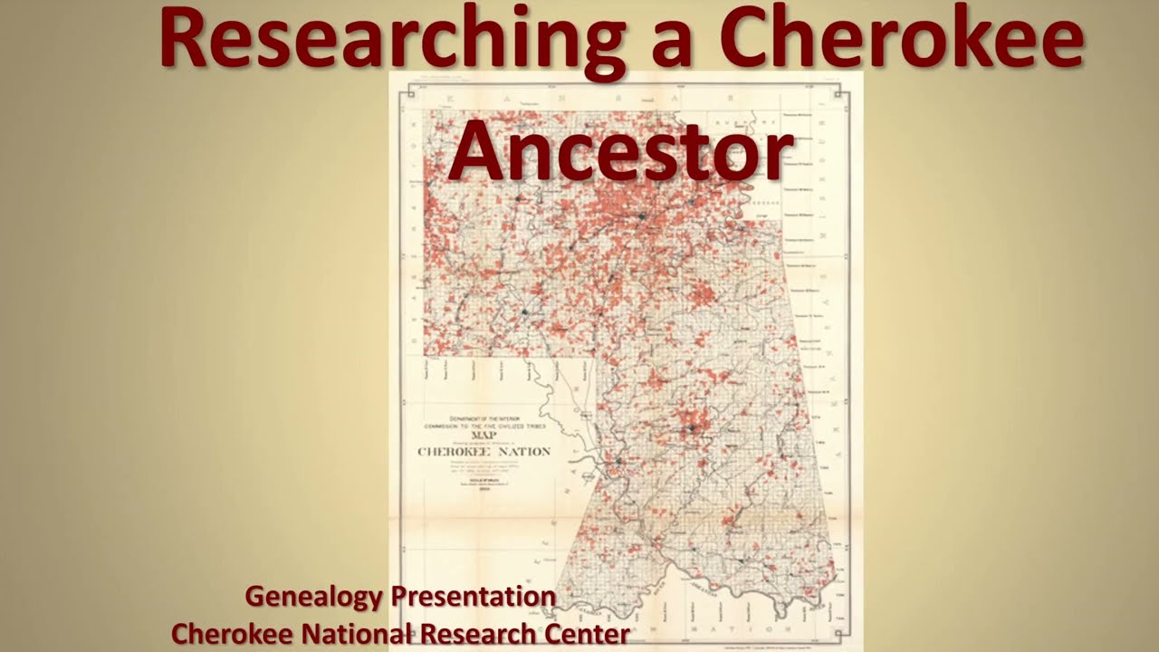 Researching a Cherokee Ancestor