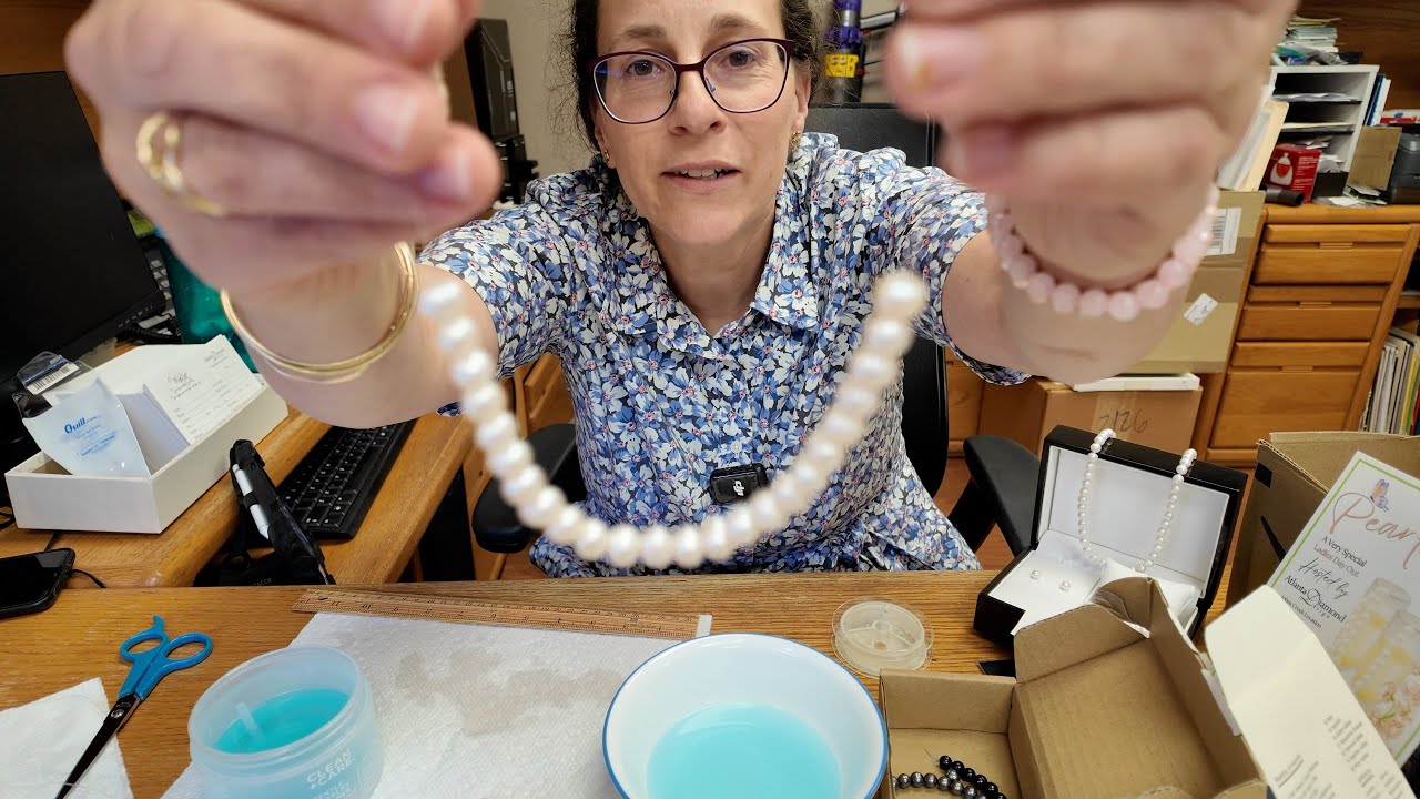 Restringing Stretch Pearl Bracelets