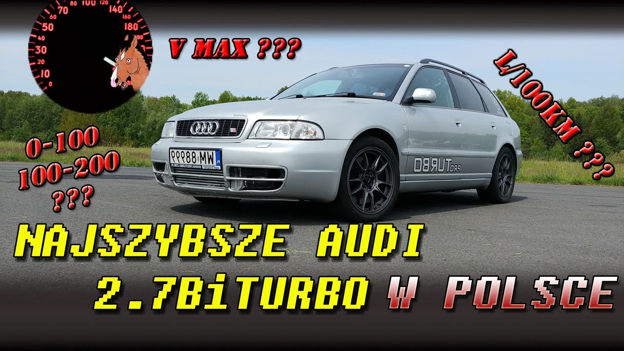 The fastest street in Poland Audi S4 B5 2.7BiTurbo 704hp ProTurbo
