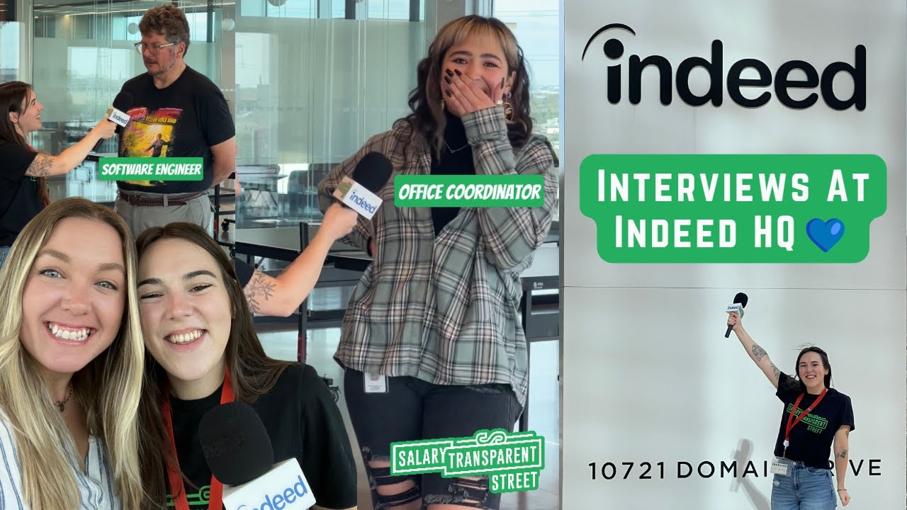 We went to Indeed HQ and interviewed Indeedians! Austin, TX 📌Salary Transparent Street 💚