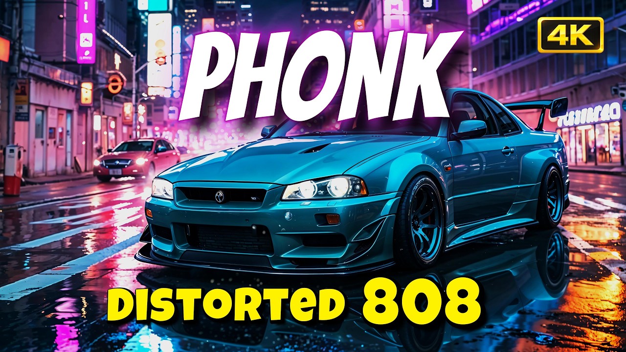 4K Aggressive Drift Phonk | Distorted 808 Night Drive Mix 2026
