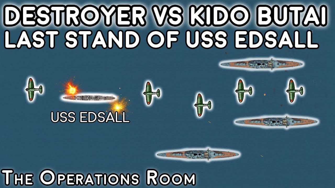 1. Американский эсминец против японского флота — последний бой USS Edsall