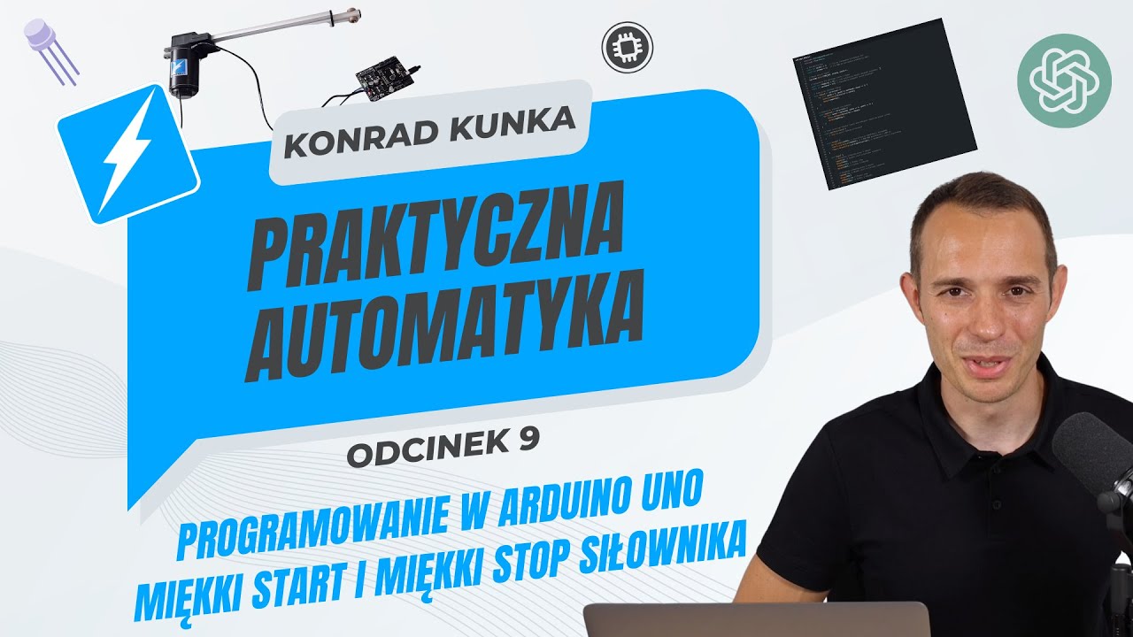 Jak zaprogramować miękki start/miękki stop siłownika? Arduino | URC10