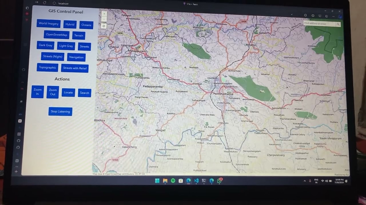voiceGIS for ISRO 2024 Hackathon, for Team turbodeveloper,  singh.ask@outlook.com