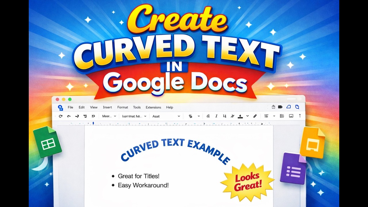 How to Make Curved Text for Google Docs and Slides (Using Canva or CurvedText.io)
