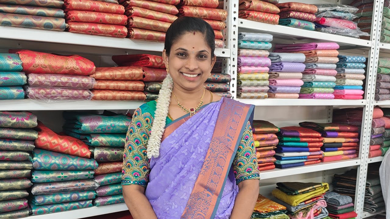 |Nithi tex | Elampillai sarees collection | lowest price | elampillai sarees Poonthamil sarees💥