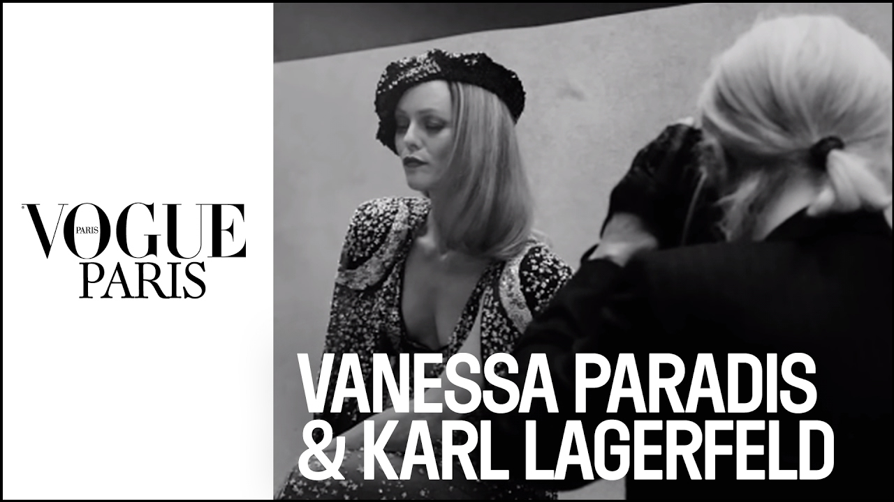 When Vanessa Paradis meets Karl Lagerfeld | Vogue Paris