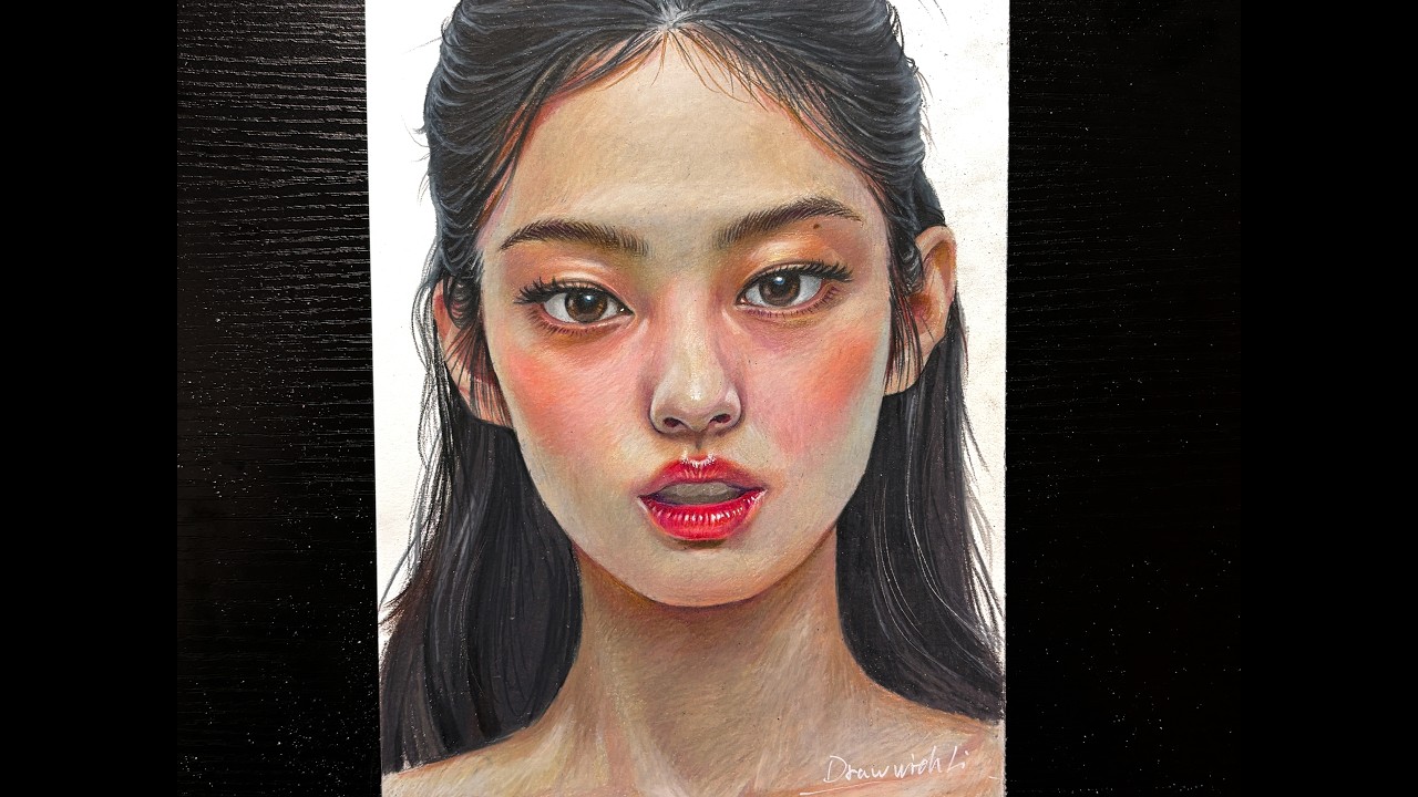 Drawing Jennie from BLACKPINK | Speed Drawing#drawing #jennie #pencildrawing #blackpink