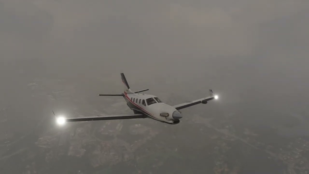 Vol IFR avec météo réelle et trafic entre Bergen et Kristiansand Kjevik ENBR ENCN TBM 930 2K