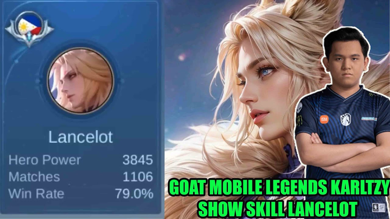 Ketika GOAT mobile legenfs Karltzy pake lancelot segila ini gameplay skill nya