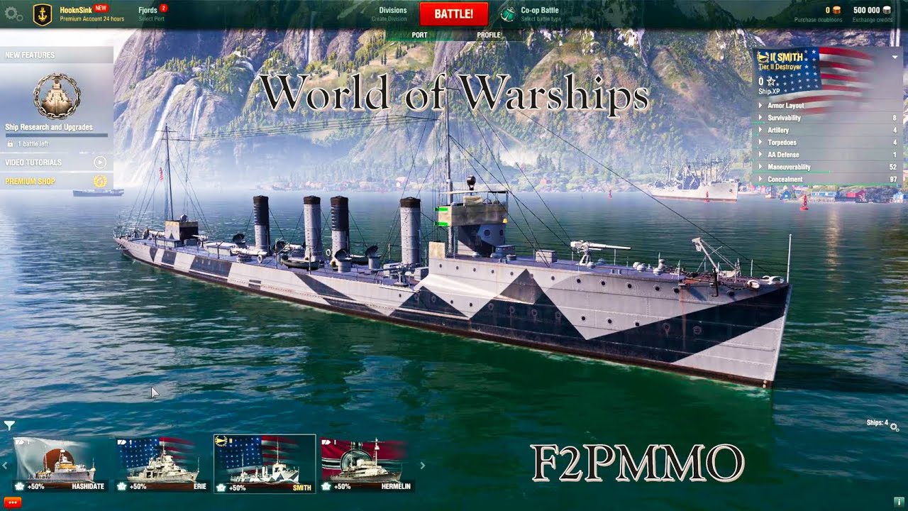 World of Warships - Self Quarantine Gameplay, First Game | F2PMMO