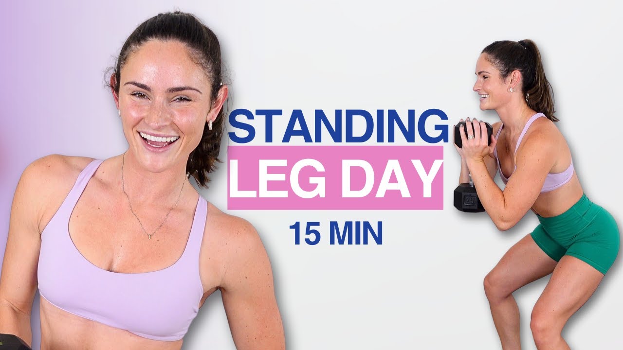 Day 1: Standing Dumbbell Leg Workout For LEAN Legs || No Floor Work, No Fluff