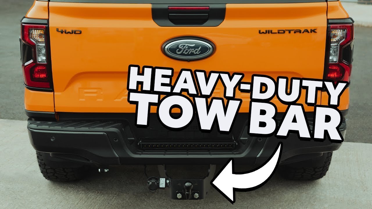 2023 Ford Ranger Heavy-Duty Fixed Flange Tow Bar