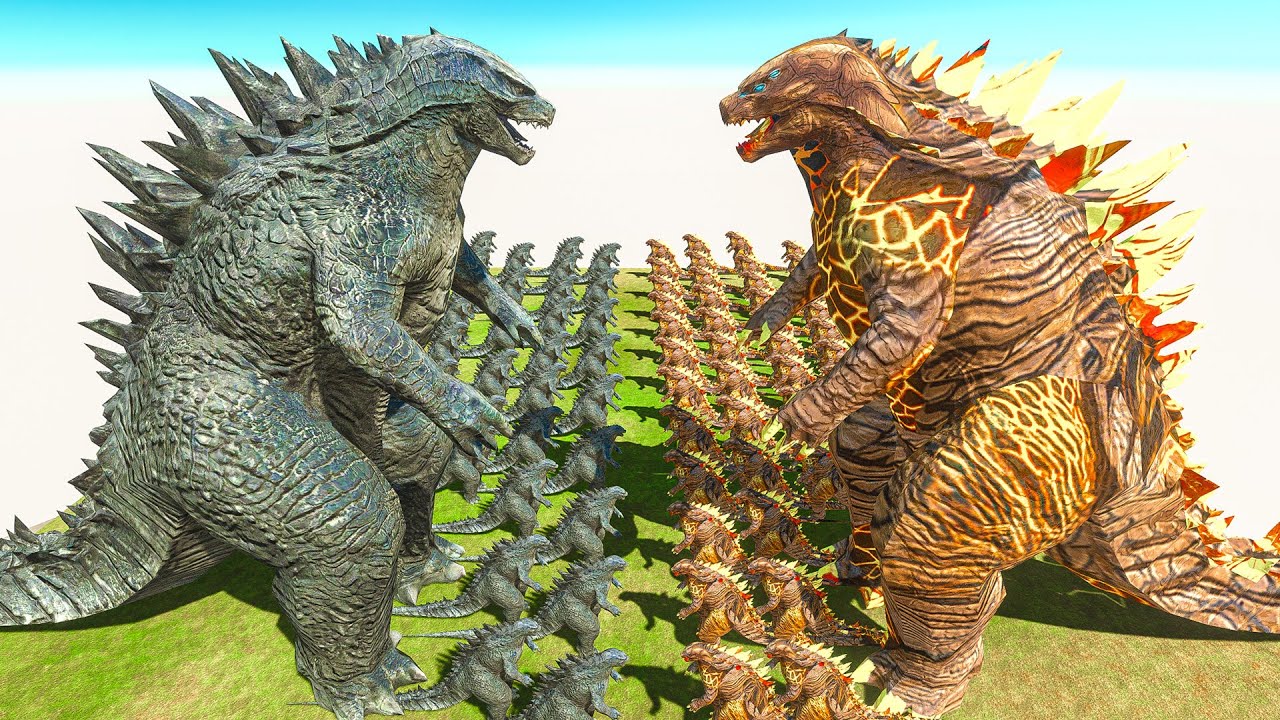 Growing Godzilla 2014 VS Godzilla x Copperhead (Pacific Rim) - ABRS