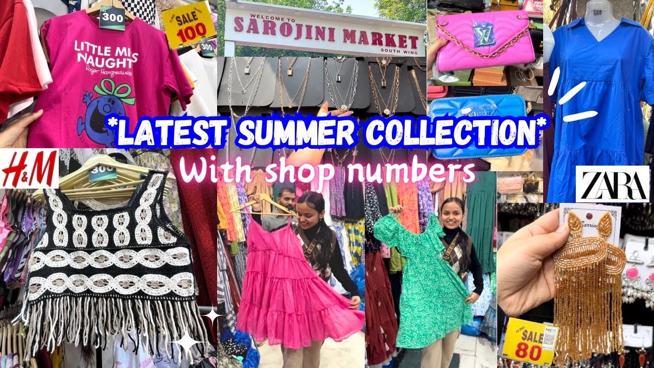 Sarojini Nagar Market Delhi✨| Latest Summer Collection 2024 With Shop Number 