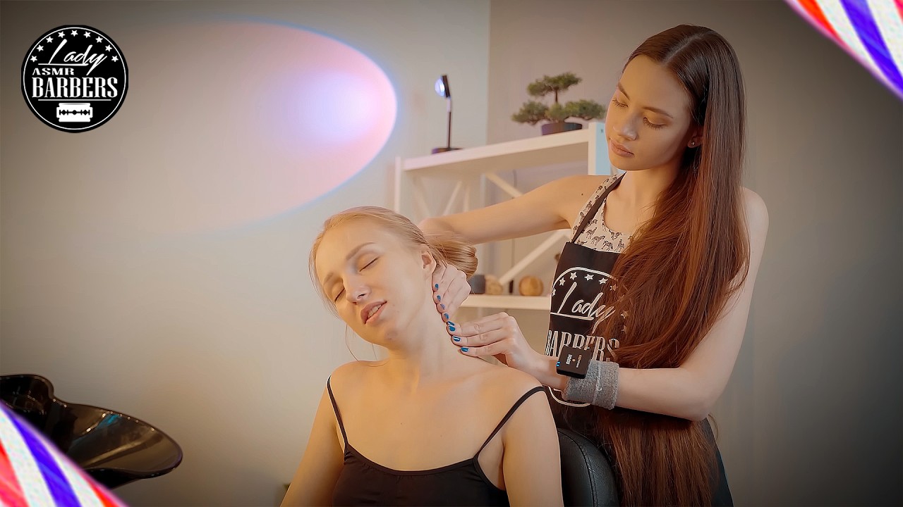 ASMR-массаж головы от парикмахерши Сандры