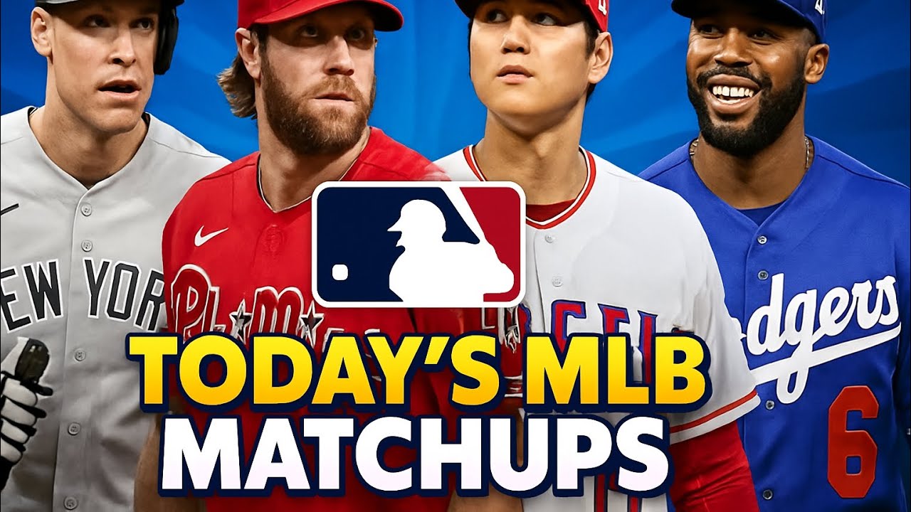 Today's MLB matchups and previews #mlb #baseball