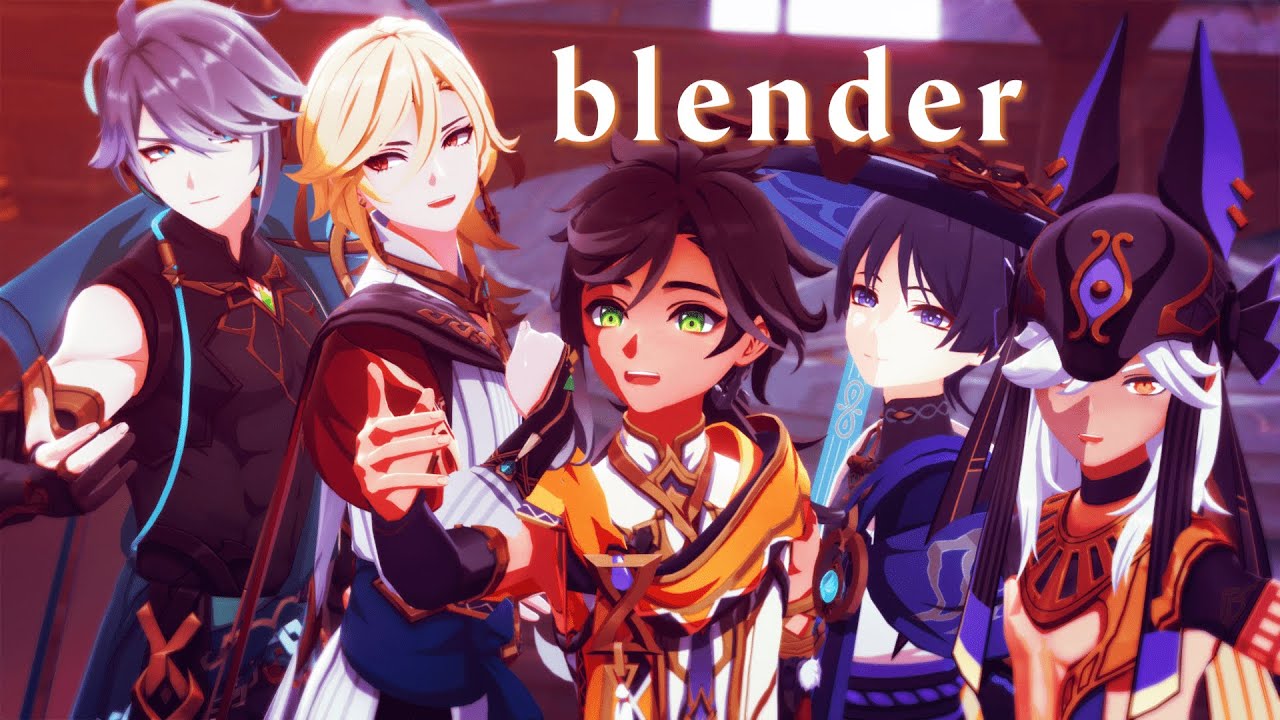【MMD Genshin | ProSeka】blender🏜️「Sethos | Wanderer | Kaveh | Al Haitham | Cyno」